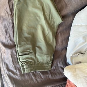 Green Lululemon joggers